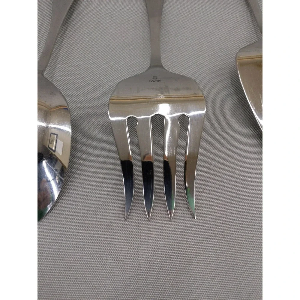 Mikasa 3 PC‎ serving Set BRAVO Spoon, Fork ,Cake Server Wedding